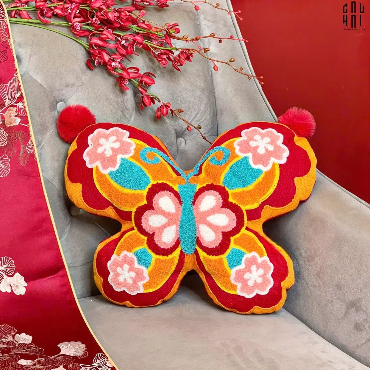 GỐI NGỌC ĐIỆP THIÊN HƯƠNG.-CẬU HAI HOME DECOR