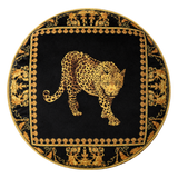 Gối Tròn Velvet Baroque Leopard Noir D45-Gối-CẬU HAI HOME DECOR-CẬU HAI HOME DECOR