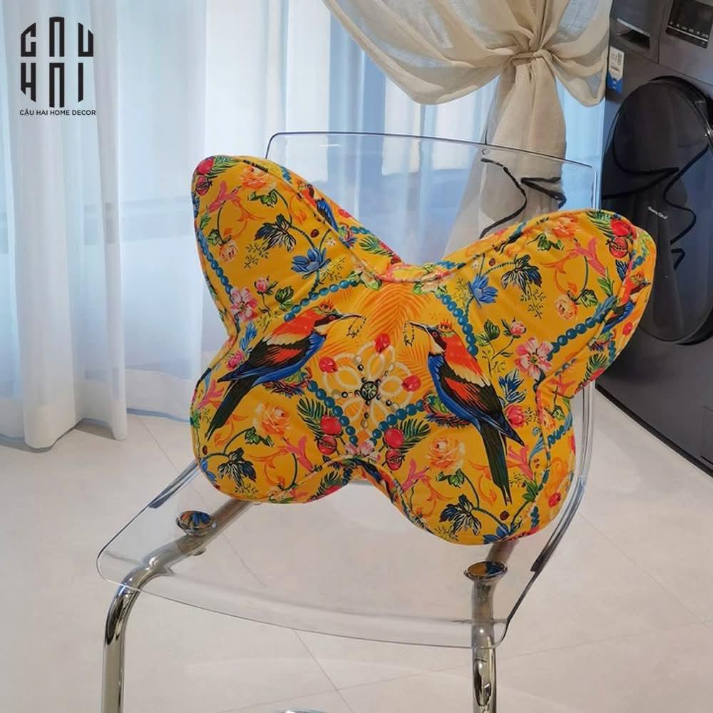 TẾT COUTURE - GỐI NHUNG EMPEROR ÉCLAT PAPILLON D'OR UP-CẬU HAI HOME DECOR
