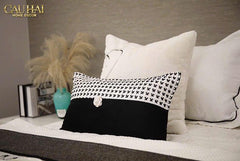 Gối Velvet Tweed Camélia Mystique 30X50-CẬU HAI HOME DECOR