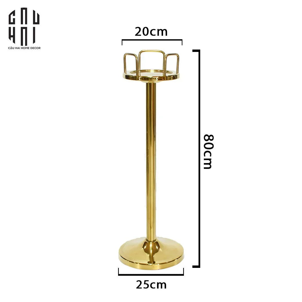 GOLDEN ICE BUCKET HOLDER - GIÁ ĐỰNG XÔ ĐÁ-CẬU HAI HOME DECOR