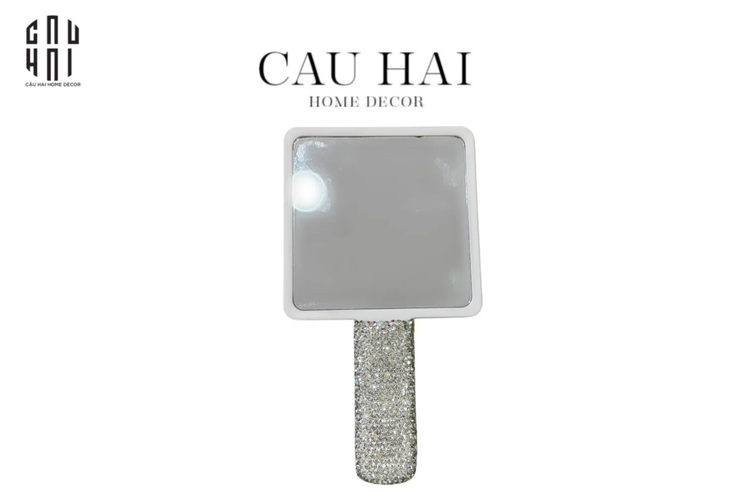 GƯƠNG CẦM TAY DIAMOND BLING BLING - CẬU HAI HOME DECOR