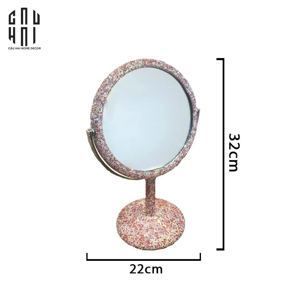 GƯƠNG TRANG ĐIỂM BLING BLING - RUBY - CẬU HAI HOME DECOR