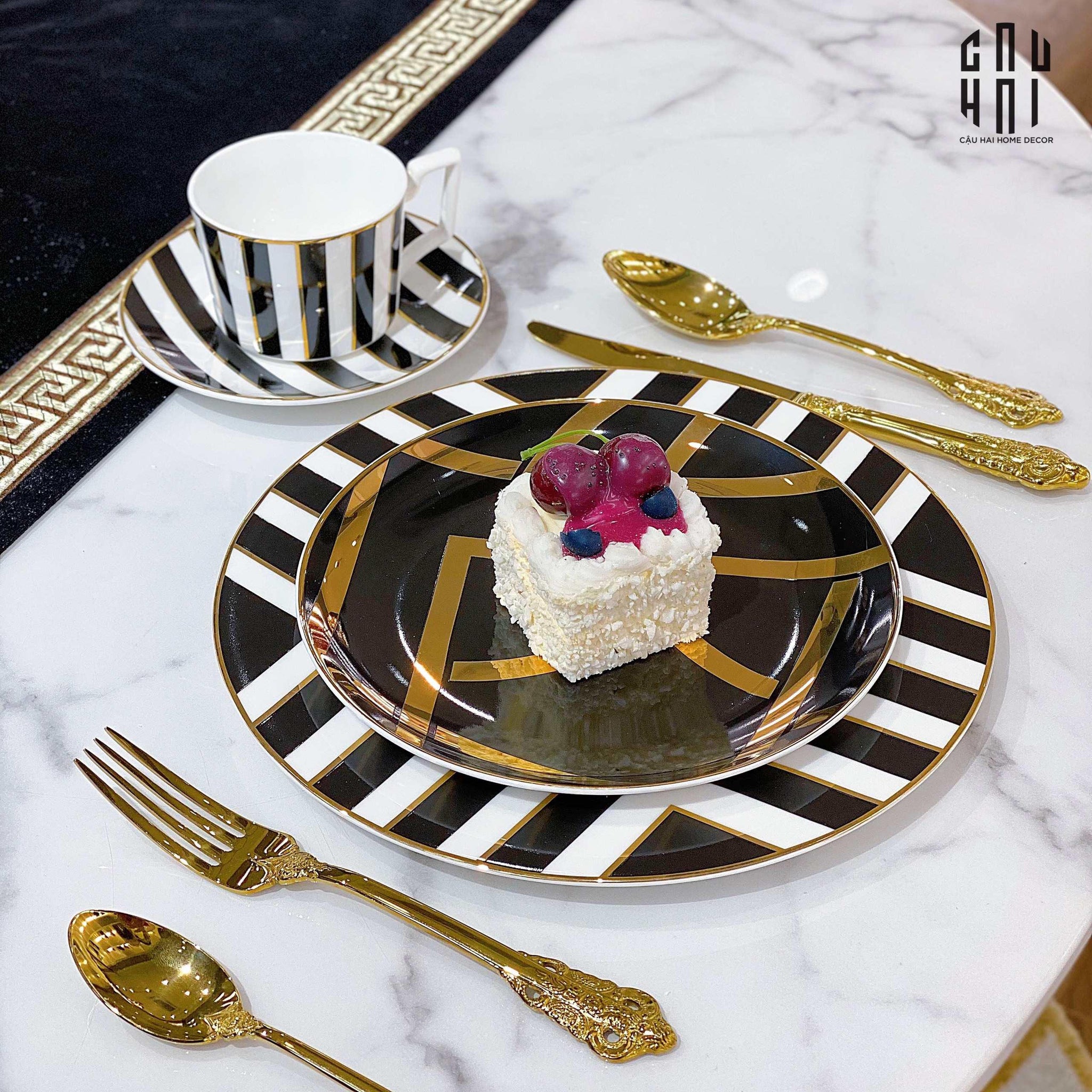 HARLEY DINNER PLATE SET 2PCS - CẬU HAI HOME DECOR