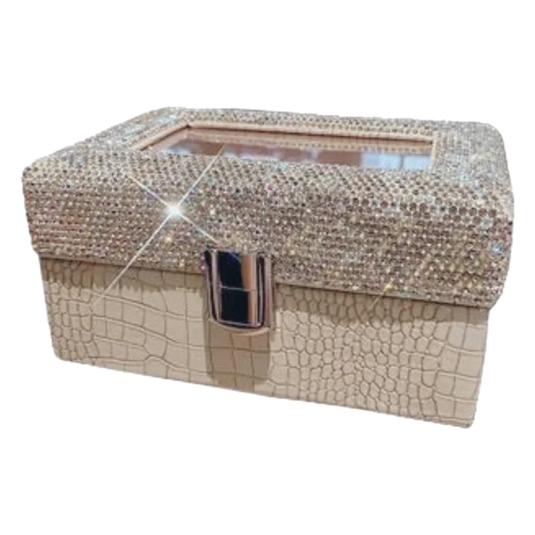 Haute Folie - Hộp Đồng Hồ Diamond Bling Bling-ĐỒNG HỒ-Đối tác tại Trung Quốc theo từng đơn đặt hàng-CẬU HAI HOME DECOR