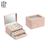 HAUTE FOLIE - HỘP ĐỰNG TRANG SỨC AMBER - AMBER LEATHER JEWELRY BOX SS25-CẬU HAI HOME DECOR