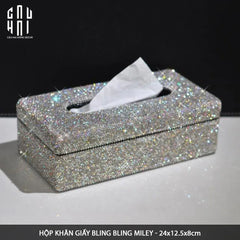 Haute Folie - Hộp Khăn Giấy Bling Bling - Linges-CẬU HAI HOME DECOR