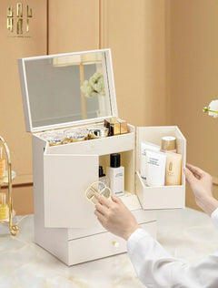 Haute Folie - Hộp Mỹ Phẩm Da Grace Mansion Closet 29x36-CẬU HAI HOME DECOR