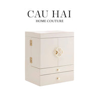 Haute Folie - Hộp Mỹ Phẩm Da Grace Mansion Closet 29x36-CẬU HAI HOME DECOR