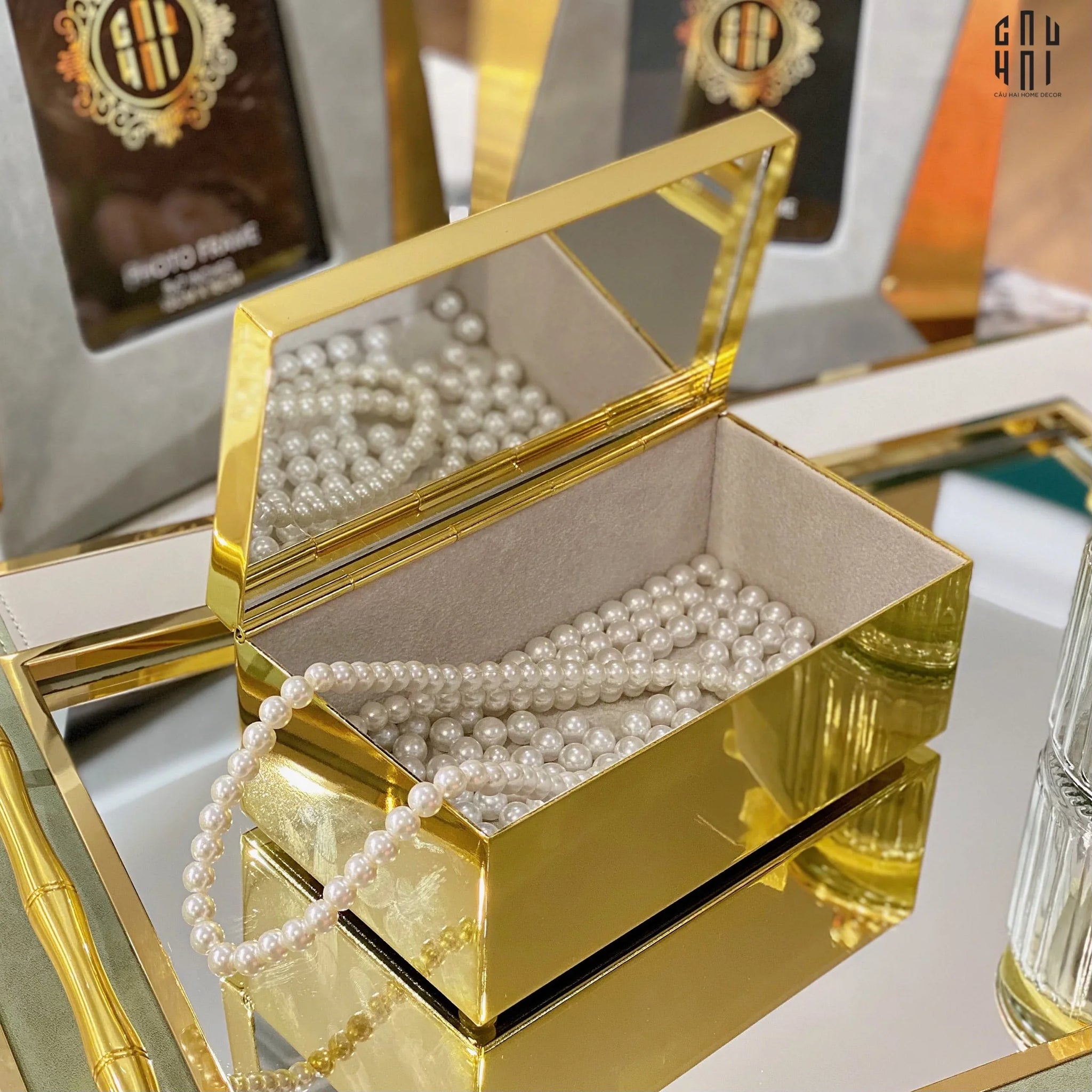 HAUTE FOLIE - HỘP TRANG SỨC BRITON PREMIUM SS25-CẬU HAI HOME DECOR
