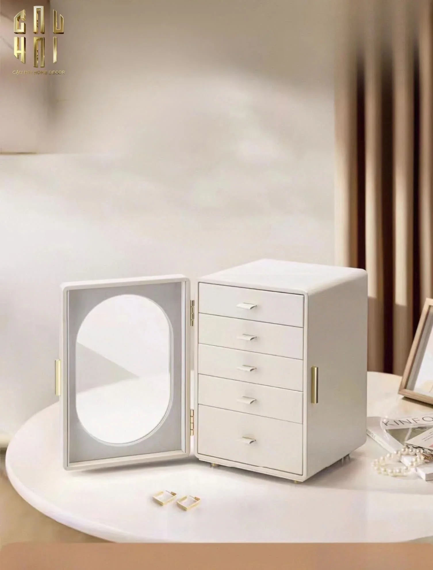 HAUTE FOLIE - HỘP TRANG SỨC JEWELRY PENTA - CLOSET - CẬU HAI HOME DECOR