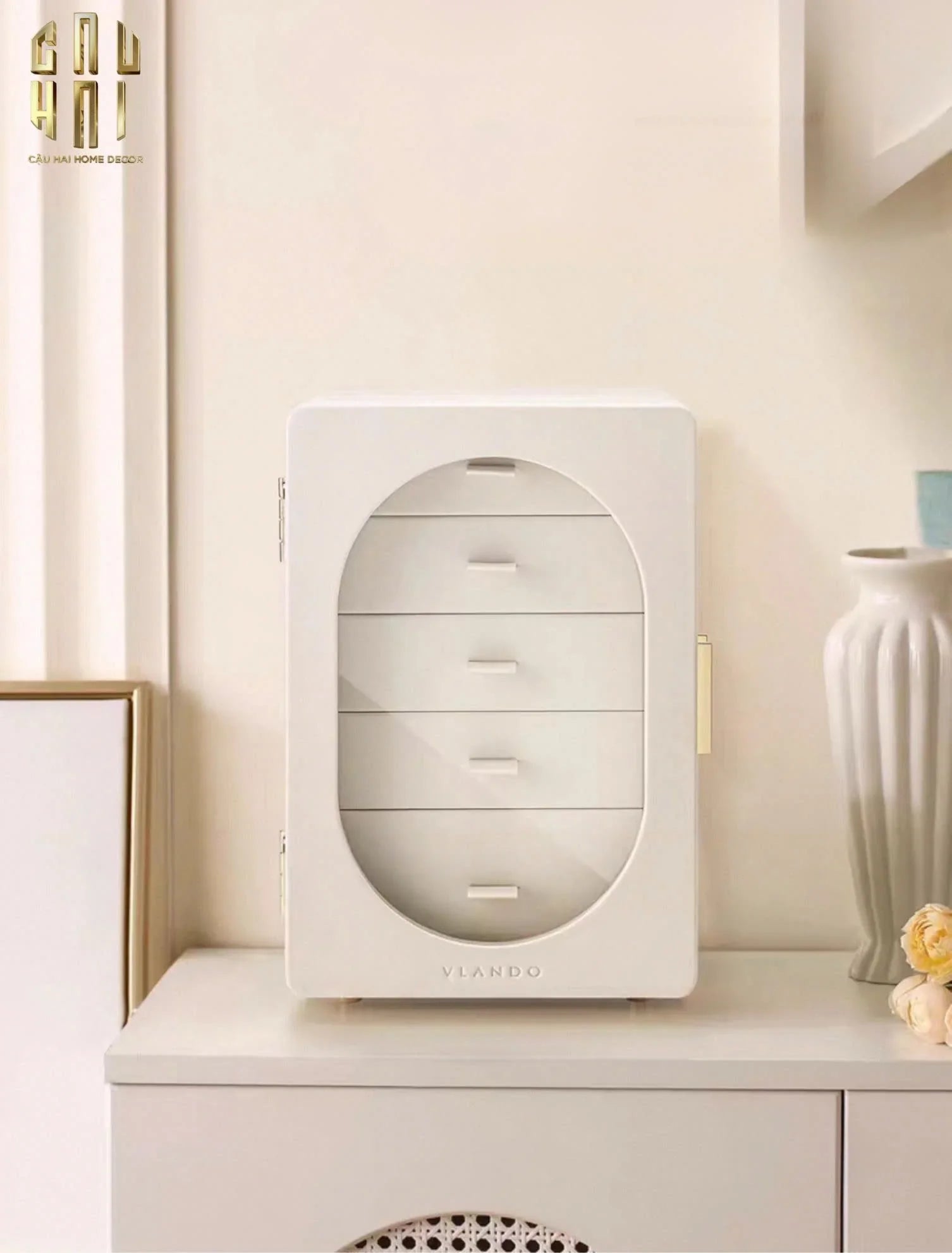 HAUTE FOLIE - HỘP TRANG SỨC JEWELRY PENTA - CLOSET - CẬU HAI HOME DECOR