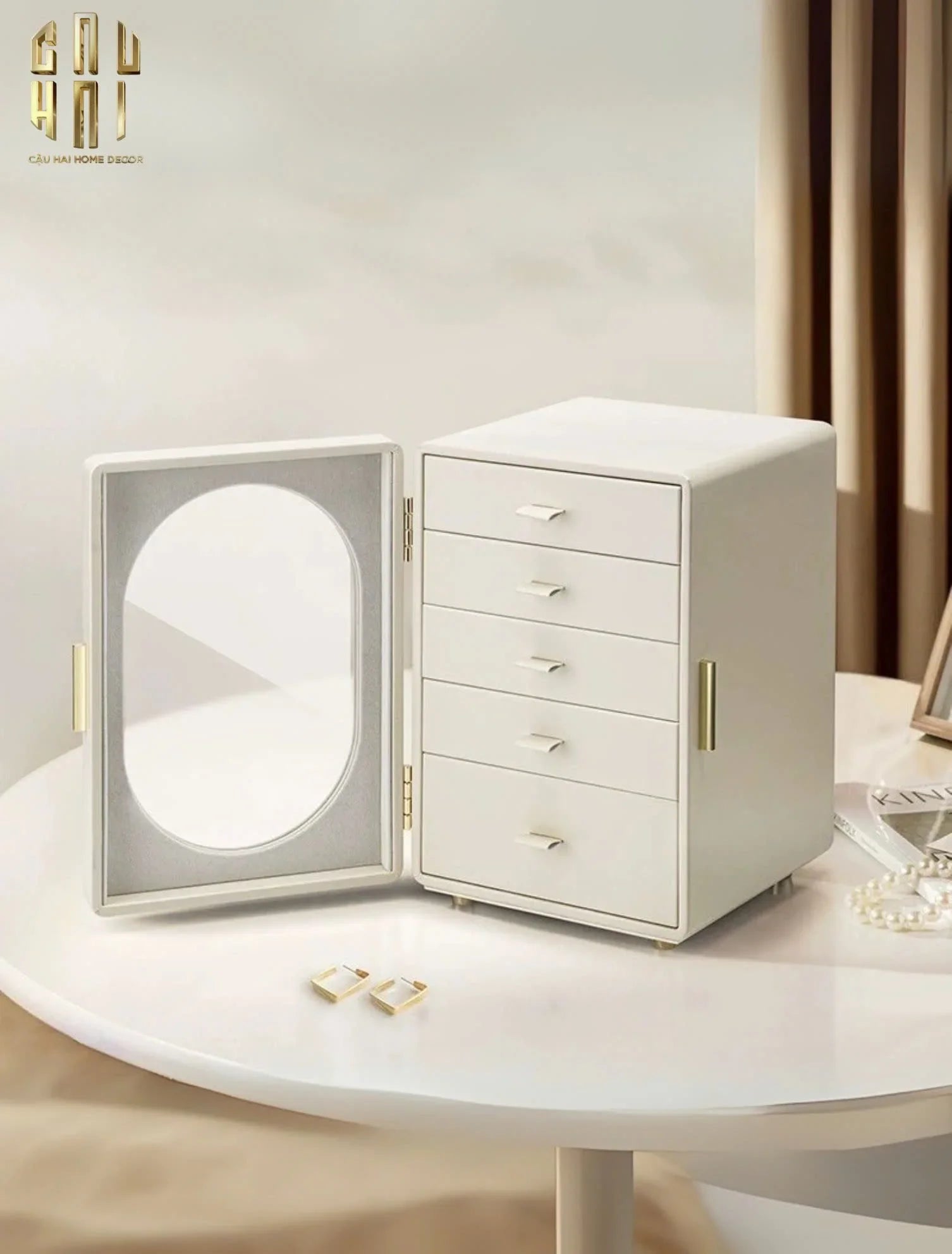 HAUTE FOLIE - HỘP TRANG SỨC JEWELRY PENTA - CLOSET - CẬU HAI HOME DECOR