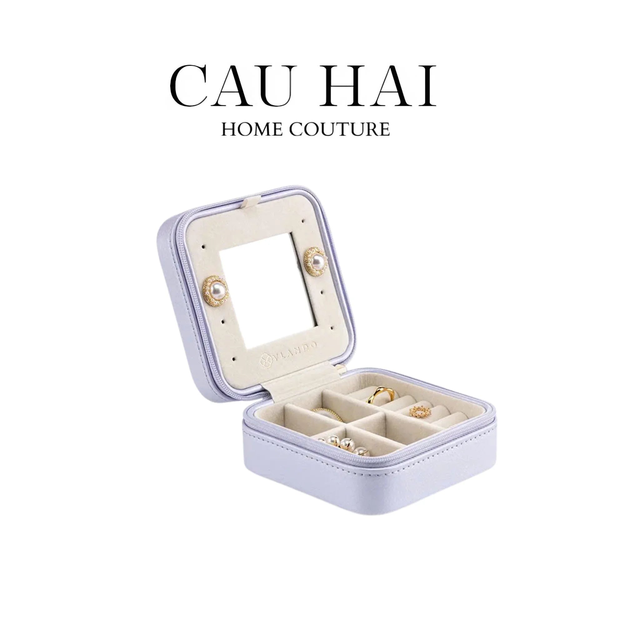 HAUTE FOLIE - HỘP TRANG SỨC MINI JEWELRY VIOLET - CẬU HAI HOME DECOR
