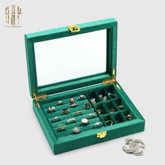 Haute Folie -Hộp Trang Sức Nhung Luxury Velvet Jade-CẬU HAI HOME DECOR