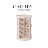 HAUTE FOLIE - KỆ TRANG SỨC DA XOAY 360 - JEWELRY CLOSET - CẬU HAI HOME DECOR