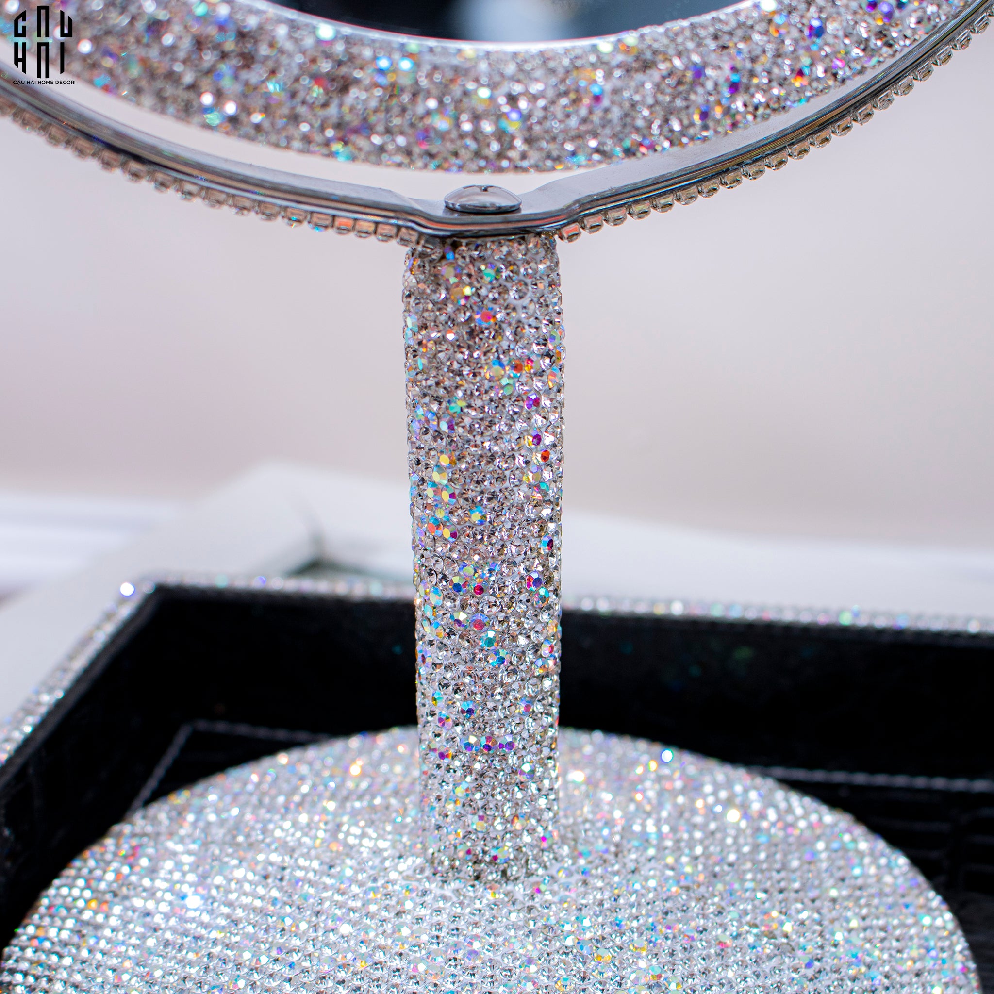 Haute Folie - Khay Da Cao Cấp Croco Diamond Bling Bling Up-CẬU HAI HOME DECOR