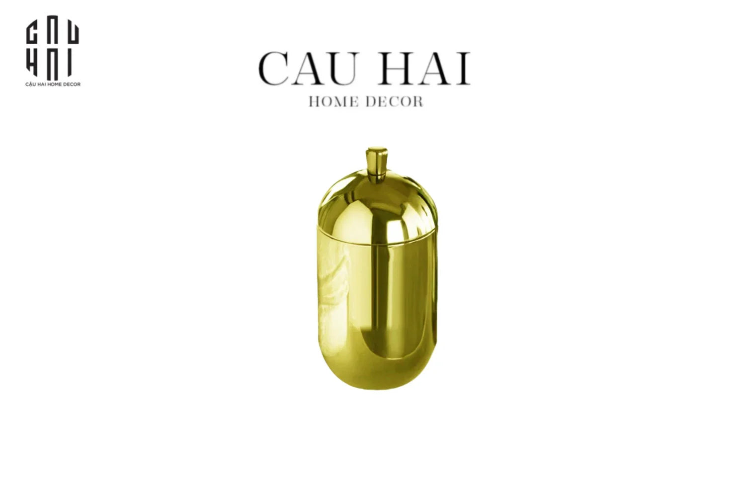 Haute Folie - Lọ Bông Tẩy Trang Flawless Gold-CẬU HAI HOME DECOR