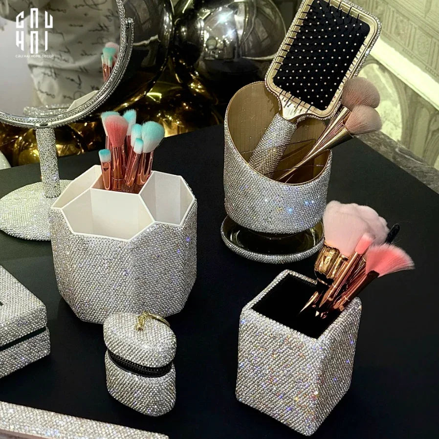 Haute Folie - Lọ Đựng Cọ Diamond Bling Bling Morries-CẬU HAI HOME DECOR