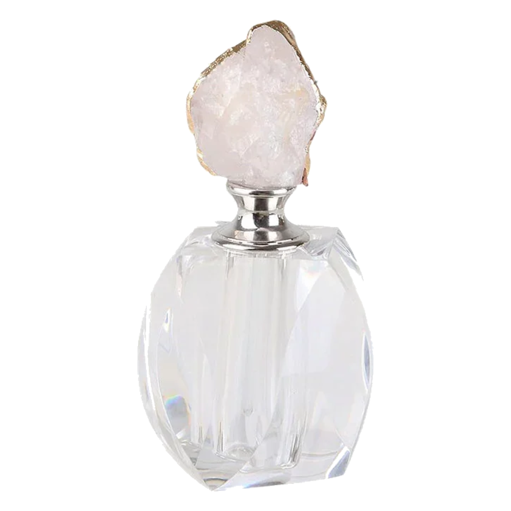Haute Folie - Lọ Nước Hoa Đá Thạch Anh Pink Quartz Up 11x5-Phụ kiện nước hoa trong nhà-Đối tác tại Trung Quốc theo từng đơn đặt hàng-CẬU HAI HOME DECOR