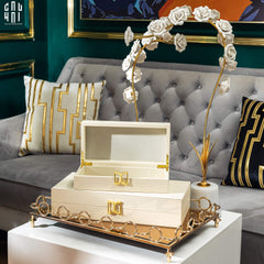 Haute Folie - Set 2 Hộp Trang Sức Da D'Ivoire Delight 12x16 18x36-CẬU HAI HOME DECOR