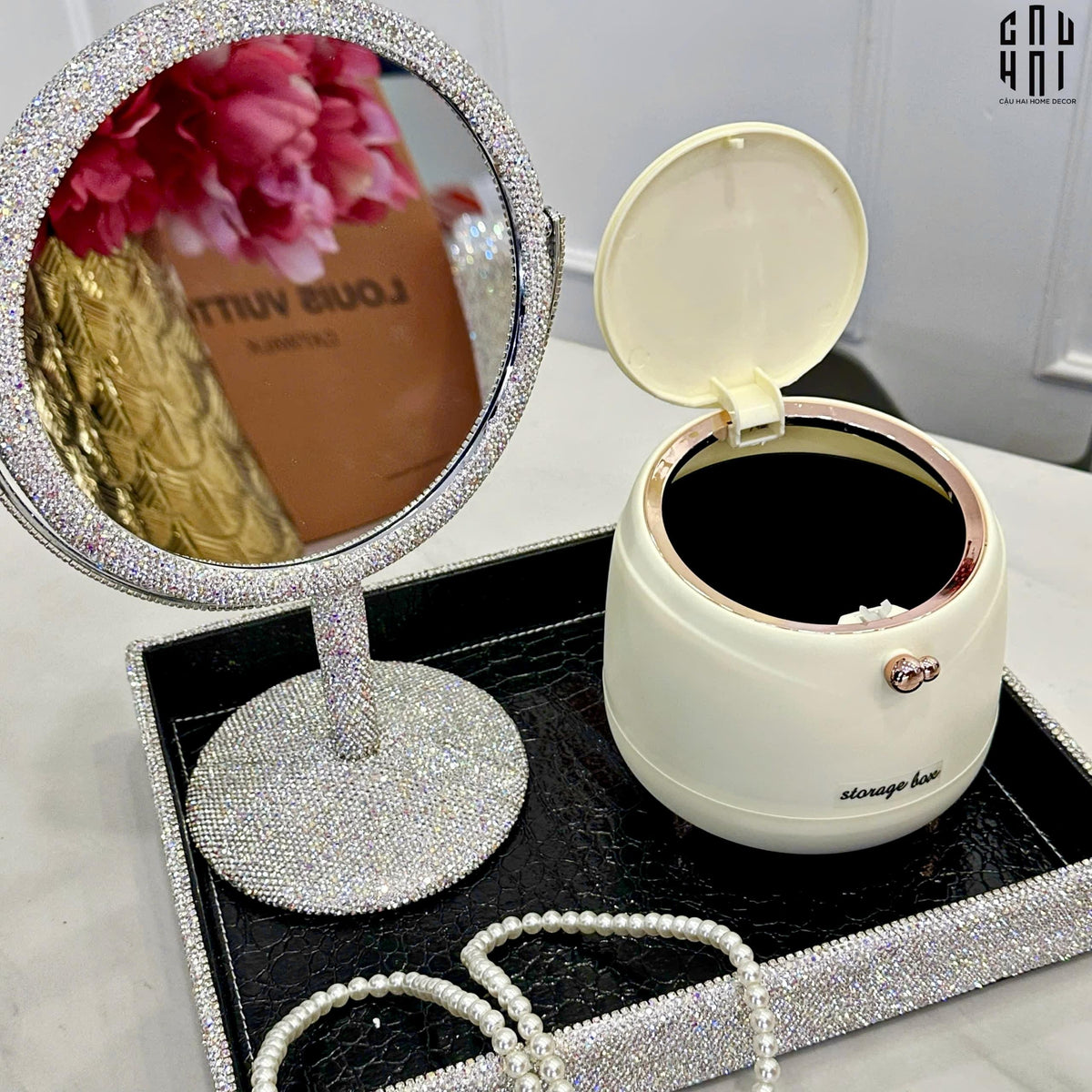 Haute Folie - Thùng Rác Mini Brioche-Thùng Rác-Đối tác tại Trung Quốc theo từng đơn đặt hàng-CẬU HAI HOME DECOR