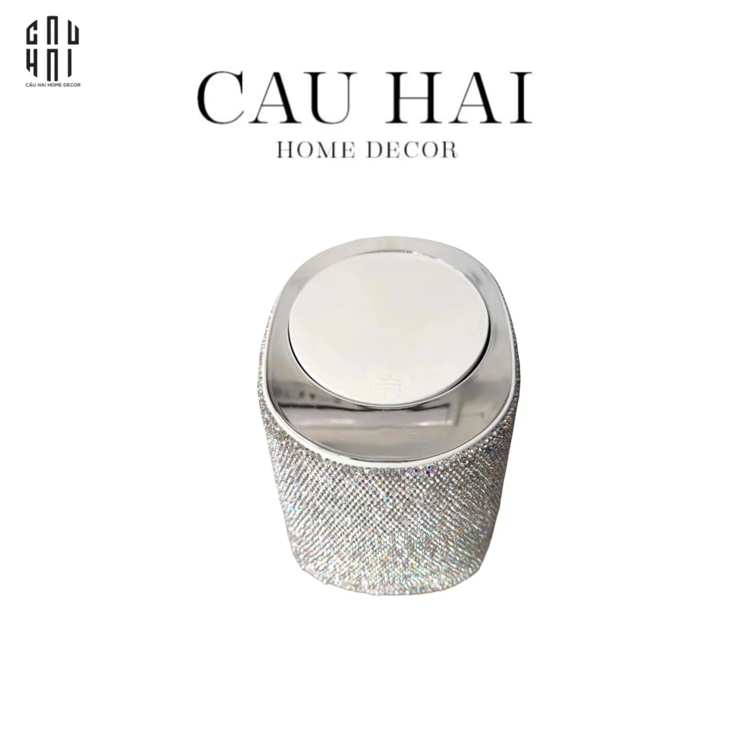 HAUTE FOLIE - THÙNG RÁC MINI DIAMOND FANTASY BLING BLING - CẬU HAI HOME DECOR