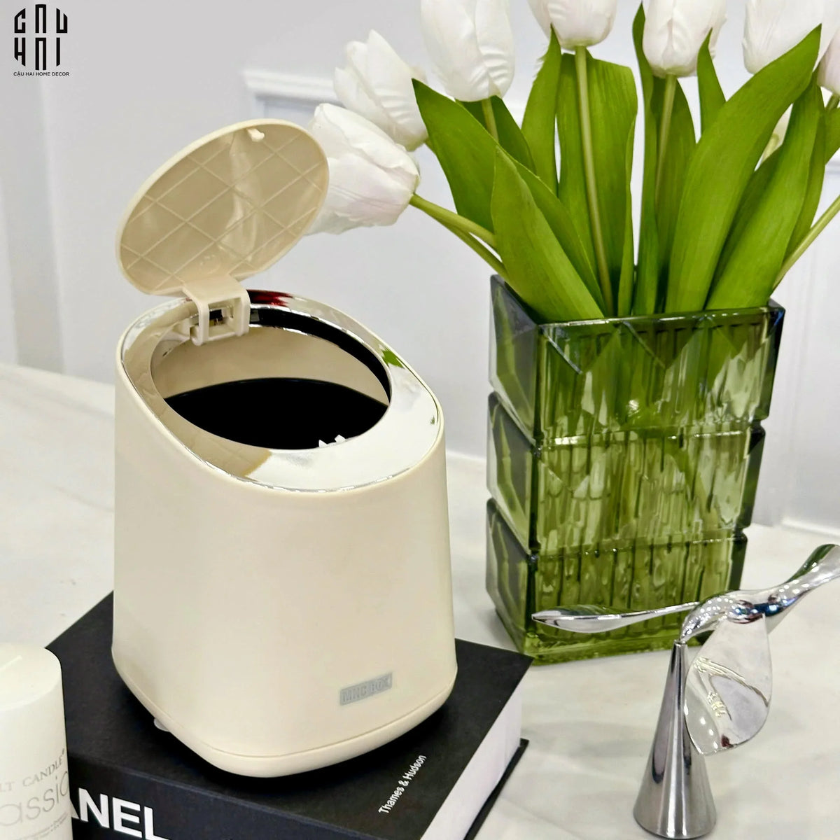 Haute Folie - Thùng Rác Mini Fantasy Ss25-Thùng Rác-Đối tác tại Trung Quốc theo từng đơn đặt hàng-CẬU HAI HOME DECOR