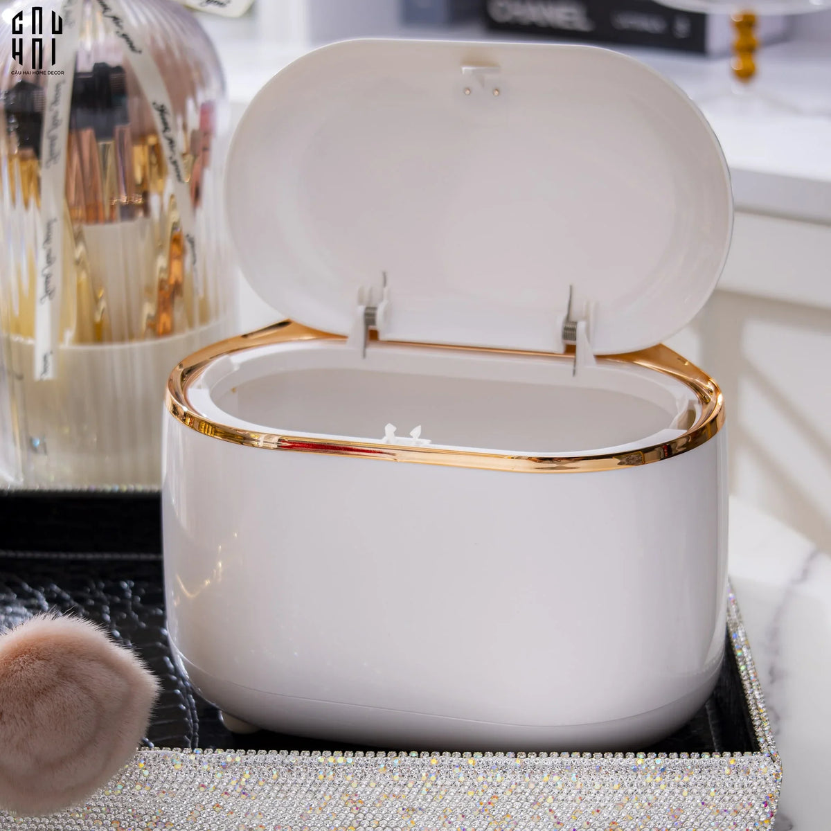 Haute Folie - Thùng Rác Mini Sophie-Thùng Rác-Đối tác tại Trung Quốc theo từng đơn đặt hàng-CẬU HAI HOME DECOR