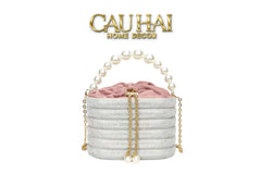 Haute Folie - Túi Handbag Full Kim Cương - Perle Éclat Diamond Pavé Haute Décor Object-CẬU HAI HOME DECOR