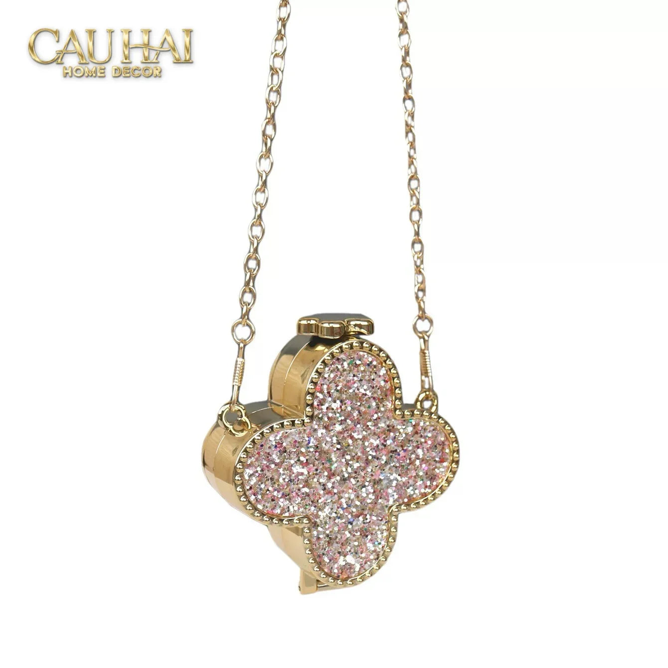 Haute Folie - Túi Pouch Mini Clover Diamond Bling Bling-CẬU HAI HOME DECOR