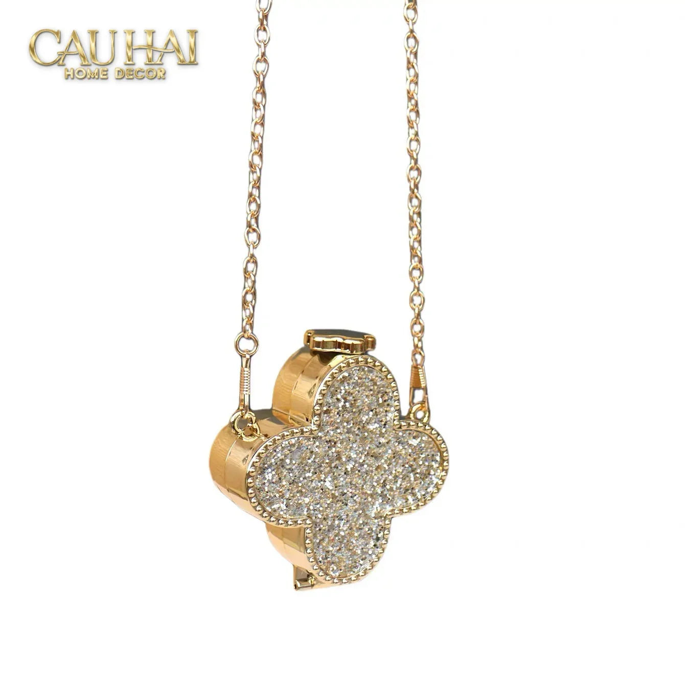 Haute Folie - Túi Pouch Mini Clover Diamond Bling Bling-CẬU HAI HOME DECOR