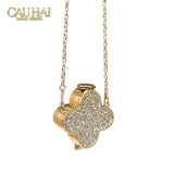 Haute Folie - Túi Pouch Mini Clover Diamond Bling Bling-TÚI XÁCH & VÍ TRANG TRÍ-CẬU HAI HOME DECOR-White-CẬU HAI HOME DECOR