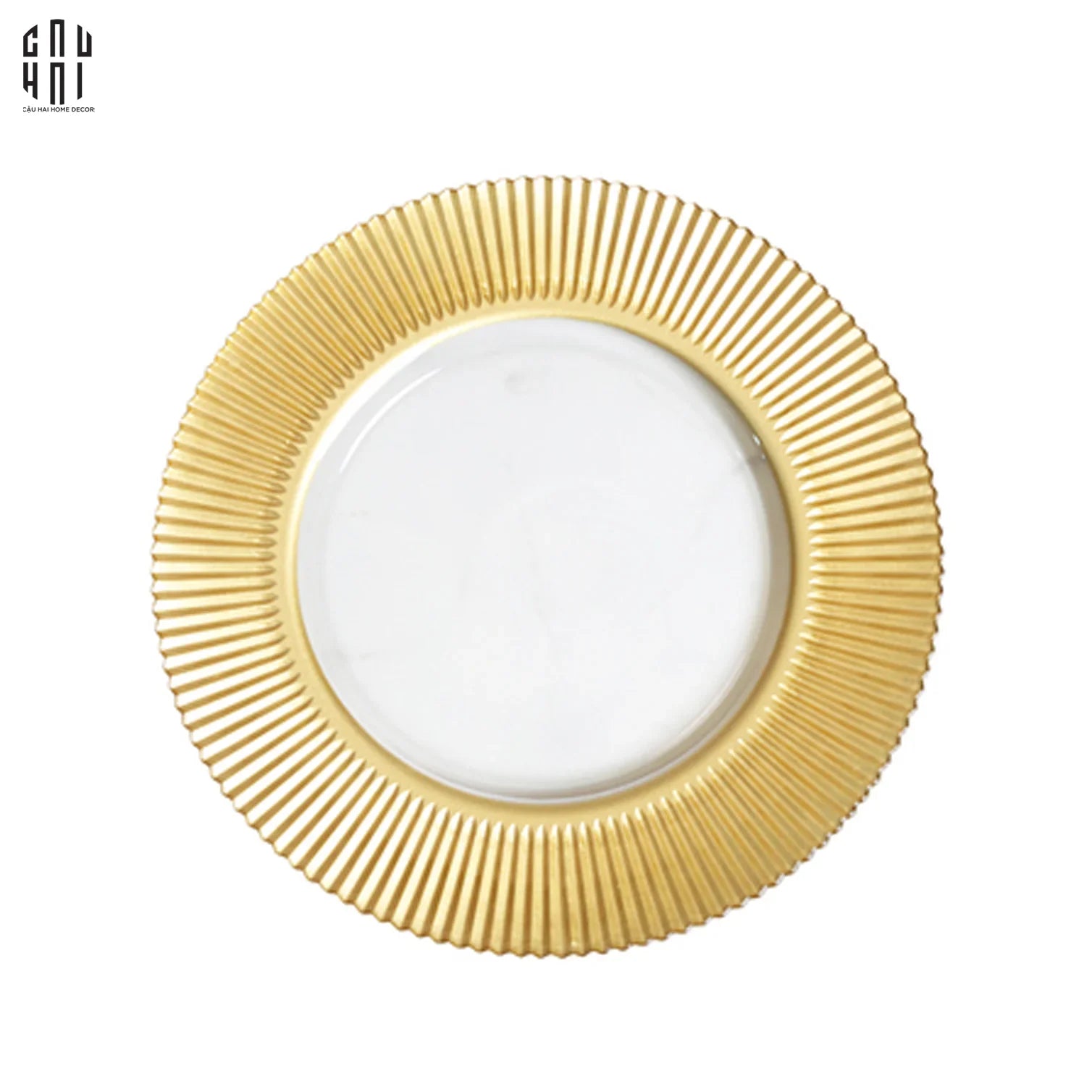 Hera Dinner Flat Plate 33Cm Ss25 - CẬU HAI HOME DECOR