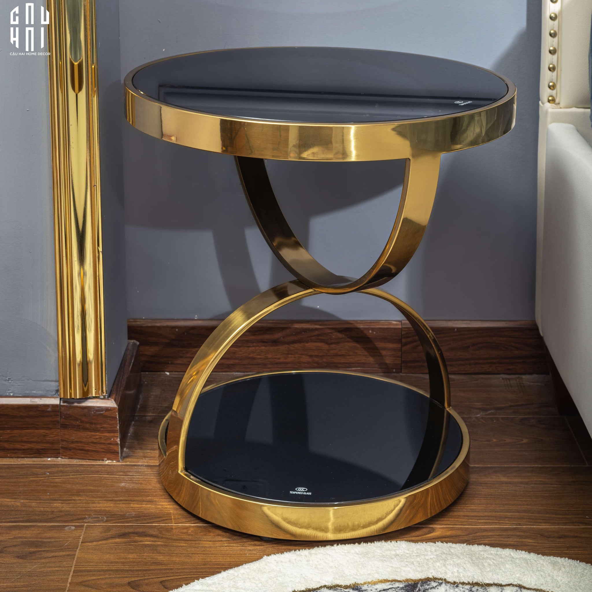 HOME COUTURE - BÀN SOFA GÓC CAO CẤP ORCHARD - SIDE TABLE SS25 - CẬU HAI HOME DECOR