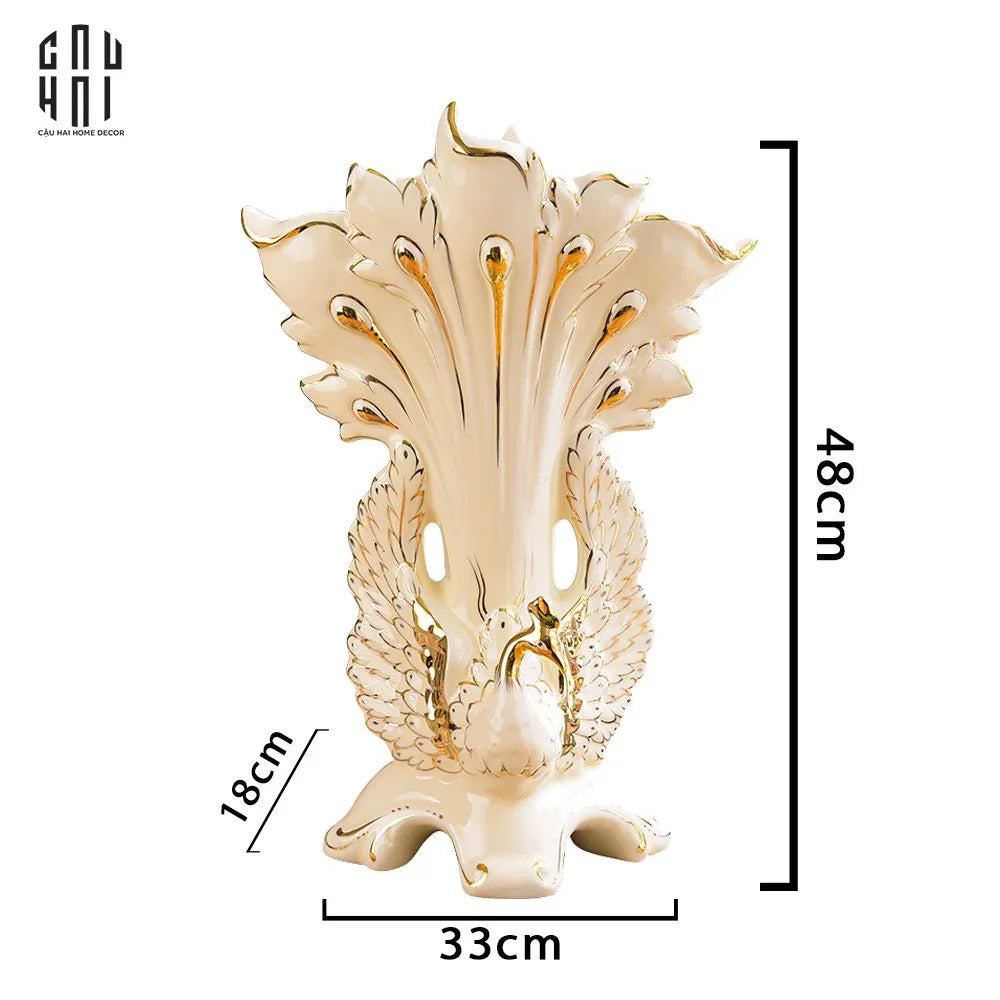 HOME COUTURE - BÌNH HOA KHỔNG TƯỚC SS25 - CẬU HAI HOME DECOR