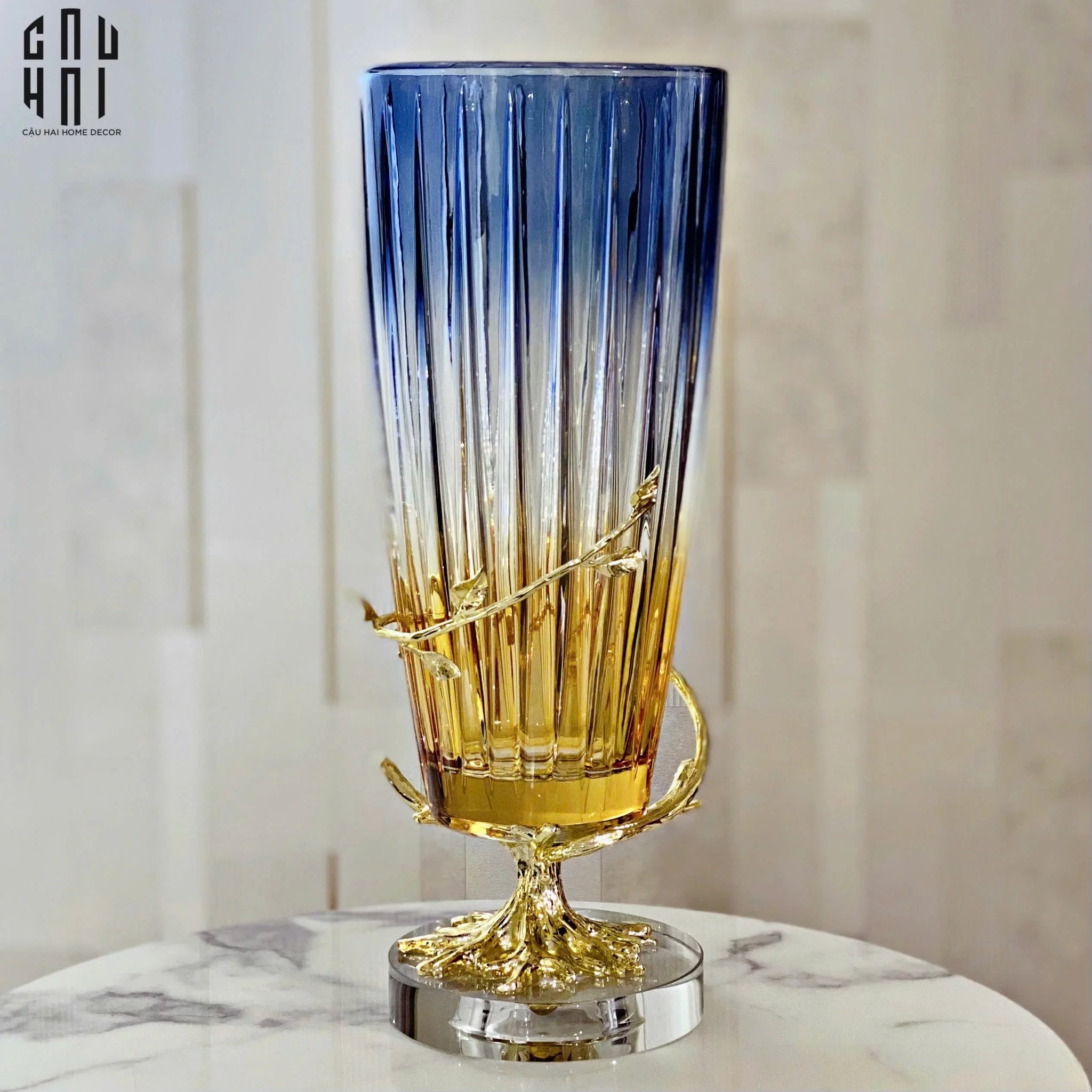 HOME COUTURE - BÌNH HOA PHA LÊ THE CRYSTAL OF OCEAN SS25-CẬU HAI HOME DECOR