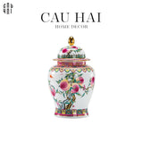 HOME COUTURE - BÌNH HOA PORCELAIN PEACH PATTERNS SS25-CẬU HAI HOME DECOR