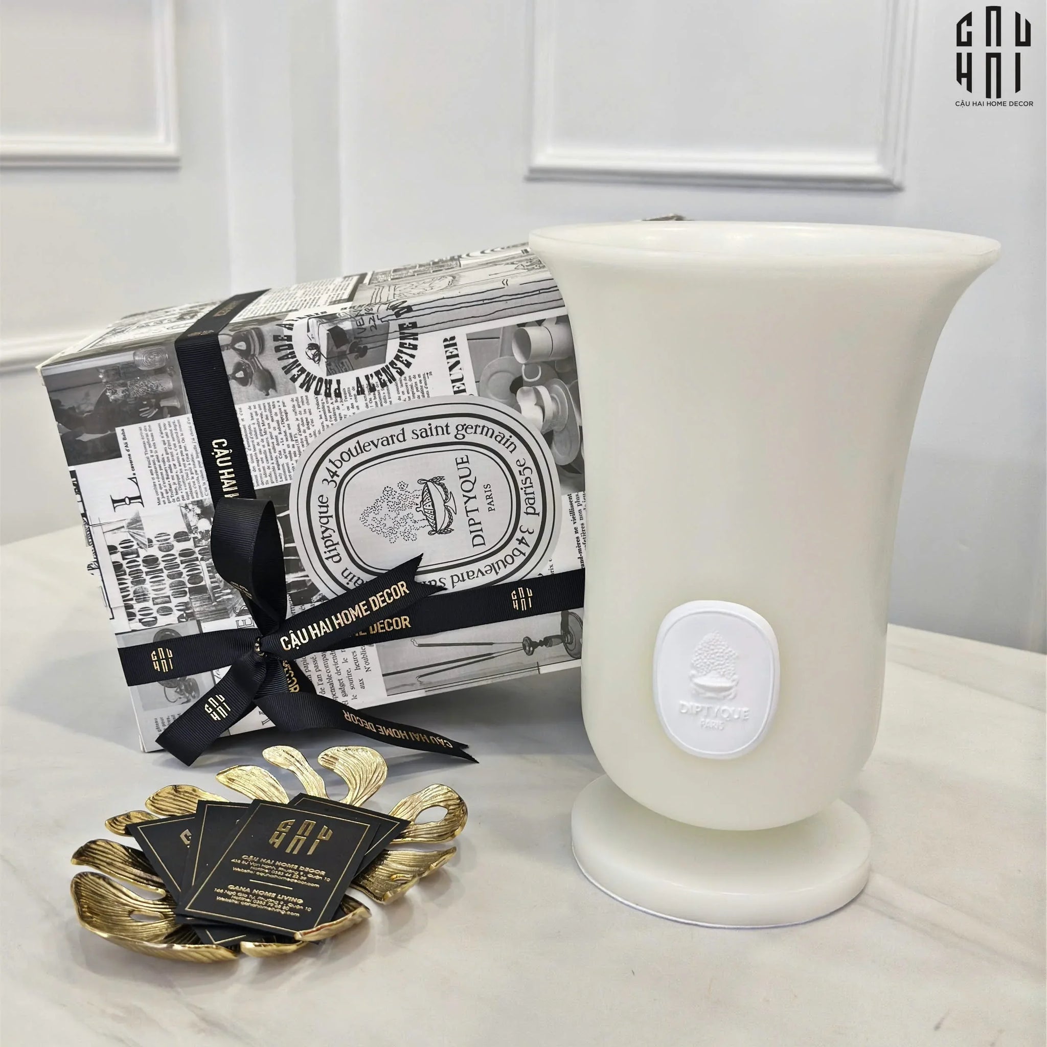 HOME COUTURE - BÌNH HOA SÁP CLINIQUE - FULL BOX - CẬU HAI HOME DECOR