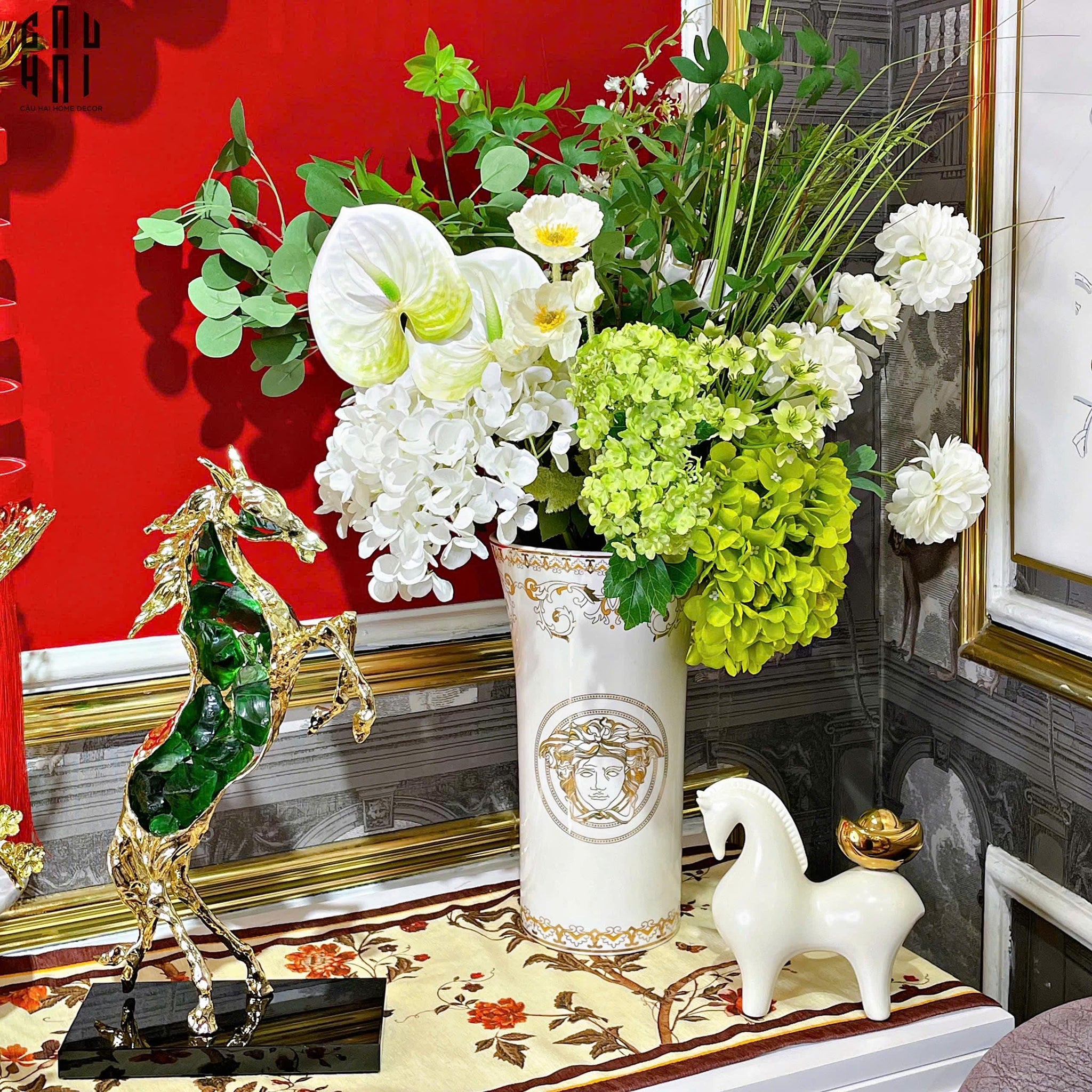 HOME COUTURE - BÌNH HOA VERS. MEDUSA TIMELESS MYTHOLOGY SS25-CẬU HAI HOME DECOR