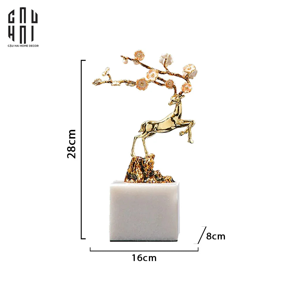 HOME COUTURE - BRASSON MARBLE JEWELRY - SPRING ELK SS25-CẬU HAI HOME DECOR