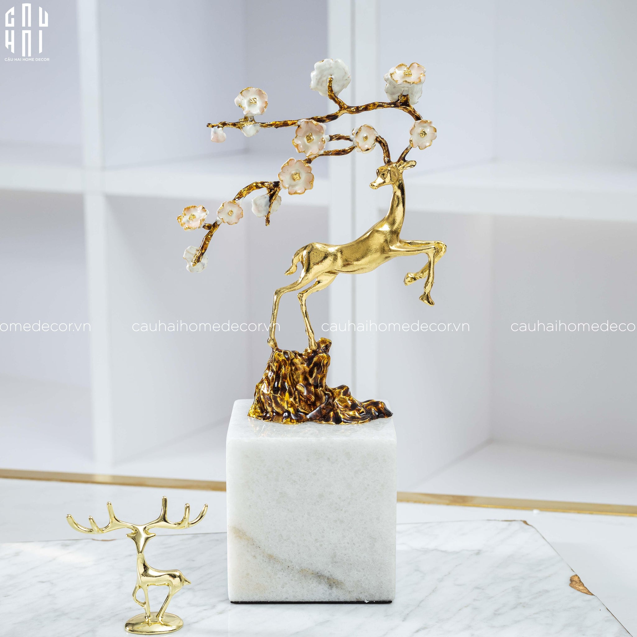 HOME COUTURE - BRASSON MARBLE JEWELRY - SPRING ELK SS25-CẬU HAI HOME DECOR
