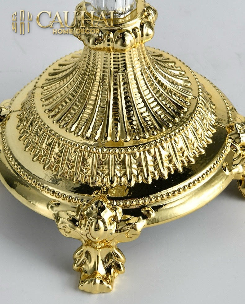 HOME COUTURE - ĐẾ NẾN CRYSTAL VERSAILLES CHANDERLIER H47 - CẬU HAI HOME DECOR