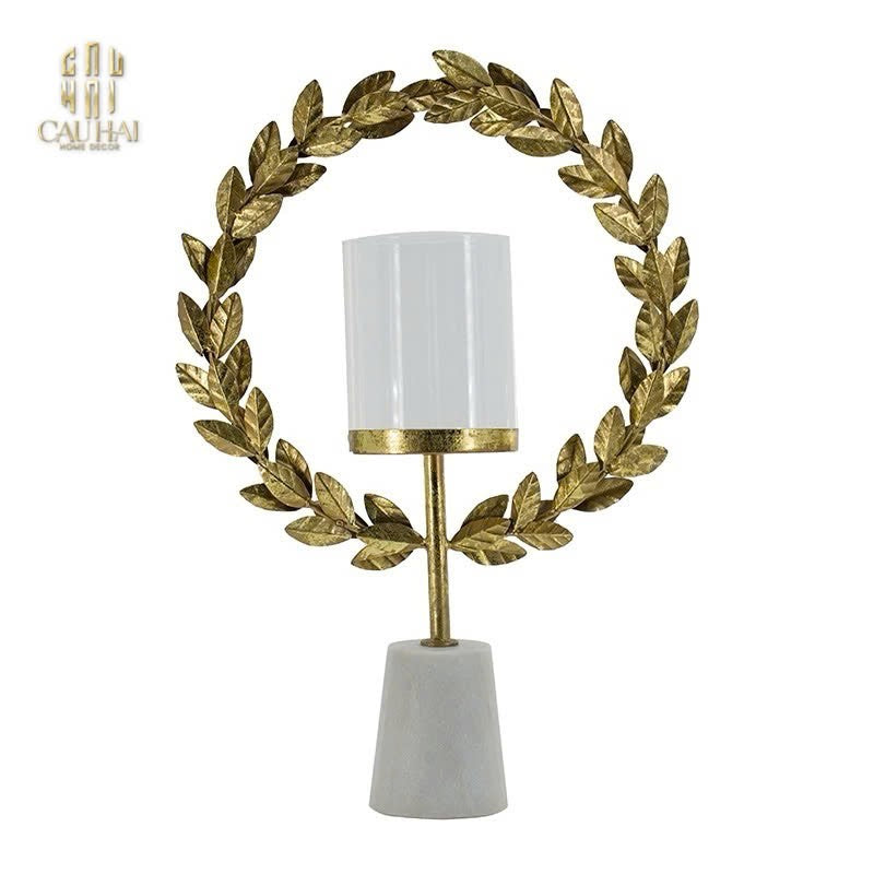 HOME COUTURE - ĐẾ NẾN LAUREL CANDLE HOLDER H45 - CẬU HAI HOME DECOR