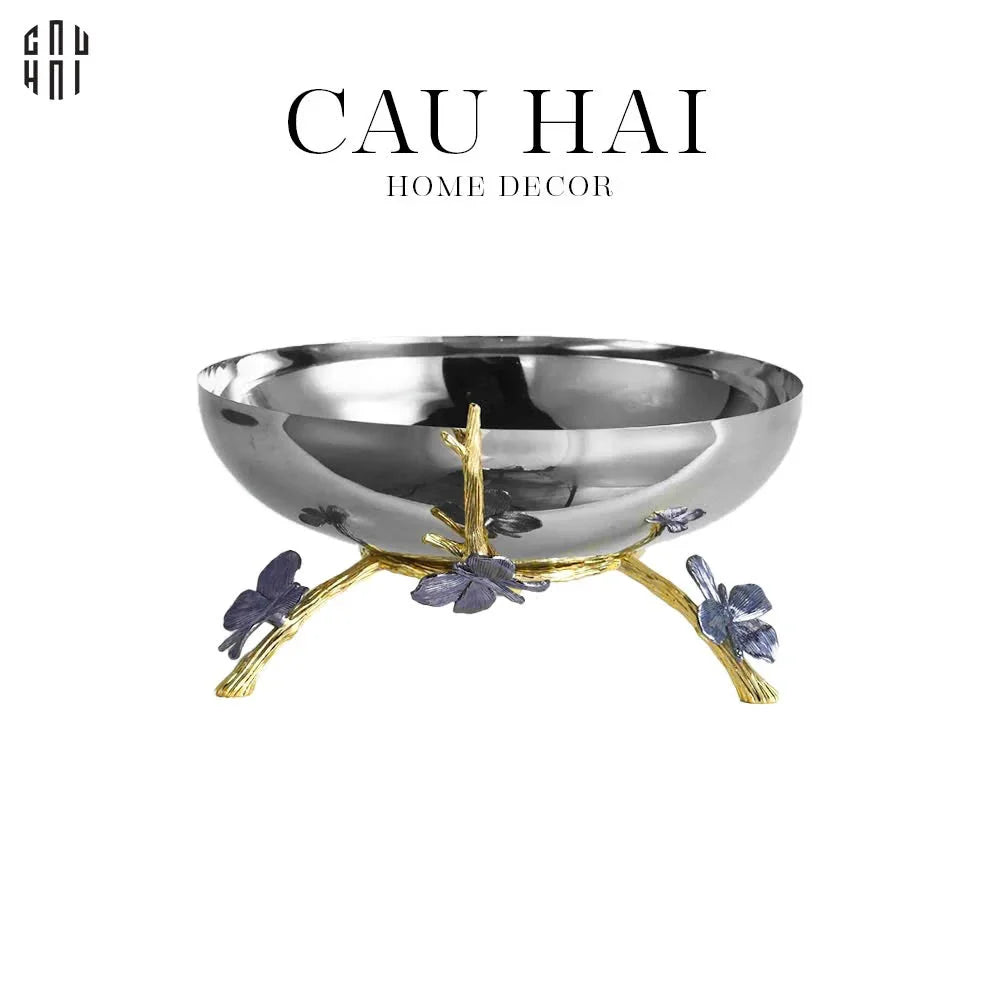 HOME COUTURE - ĐĨA PLATINUM PAVILLON IMPÉRIAL BOWL - CẬU HAI HOME DECOR