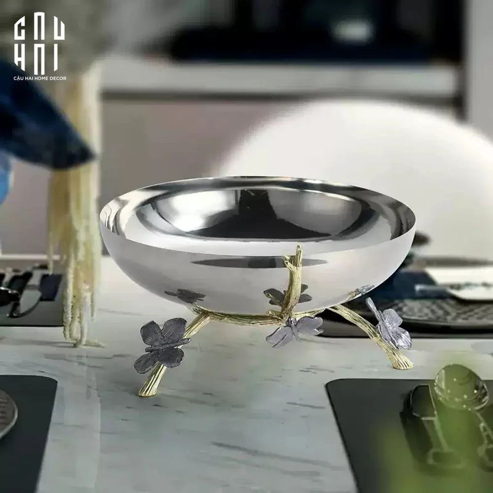 HOME COUTURE - ĐĨA PLATINUM PAVILLON IMPÉRIAL BOWL - CẬU HAI HOME DECOR