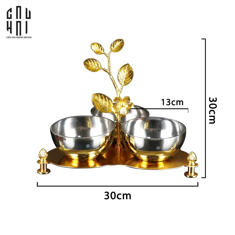 HOME COUTURE - ĐĨA TRÁI CÂY BRASSON ATÉLIER - CẬU HAI HOME DECOR