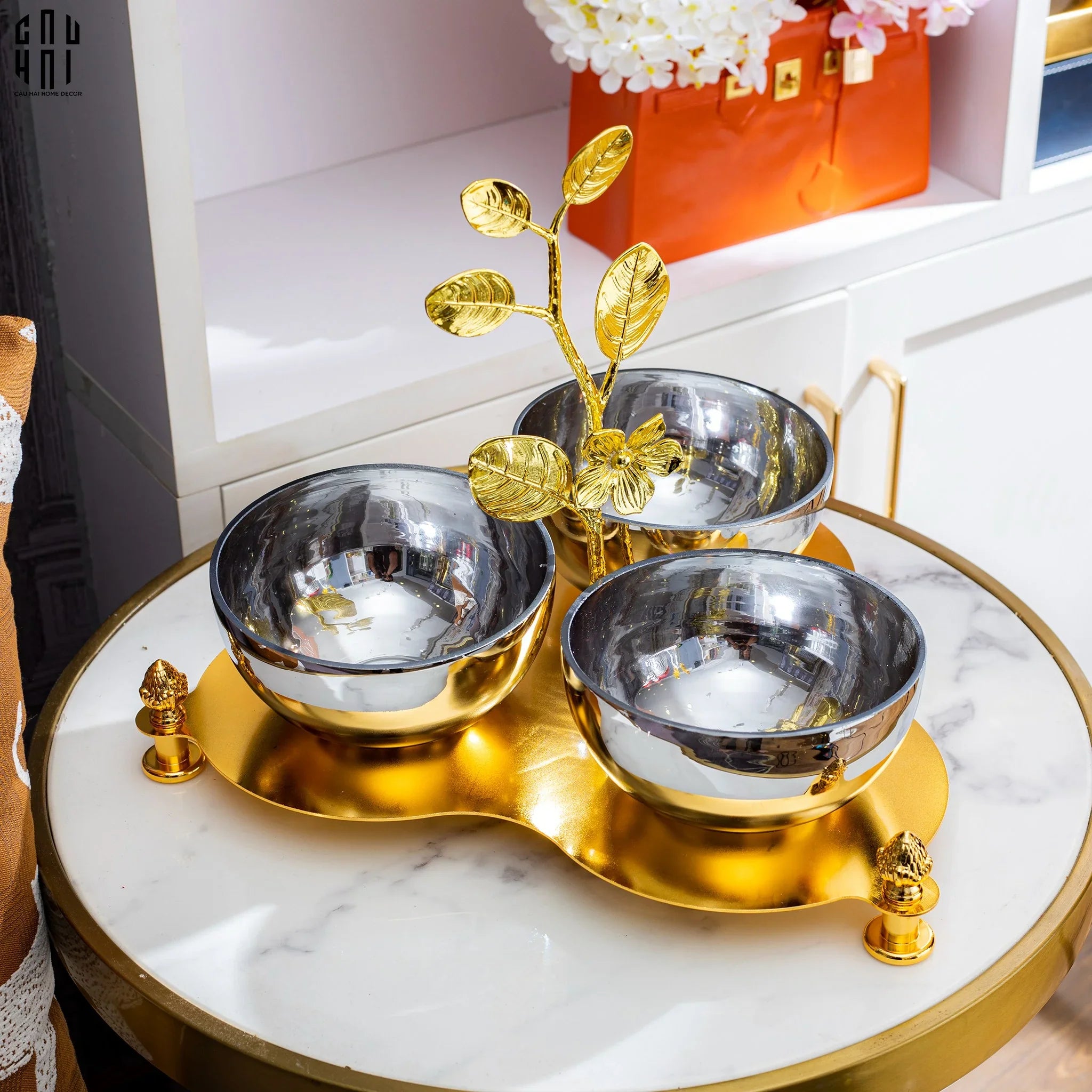 HOME COUTURE - ĐĨA TRÁI CÂY BRASSON ATÉLIER - CẬU HAI HOME DECOR