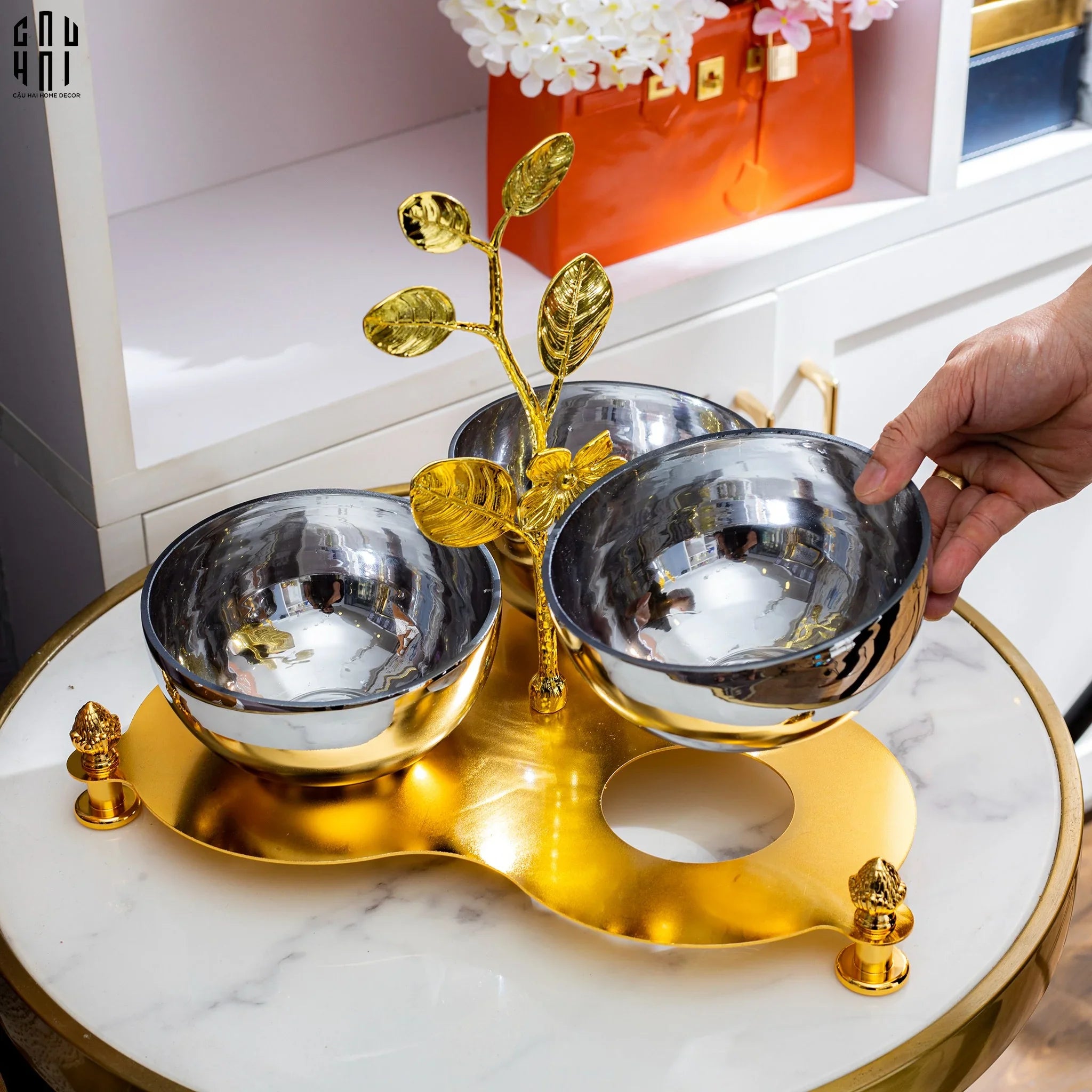 HOME COUTURE - ĐĨA TRÁI CÂY BRASSON ATÉLIER - CẬU HAI HOME DECOR