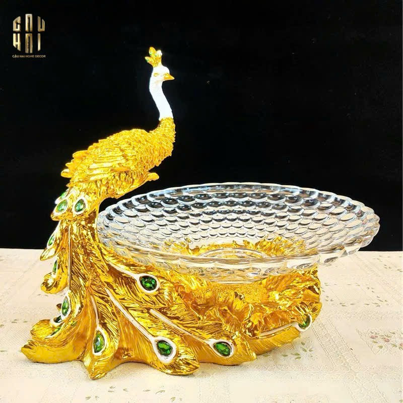 HOME COUTURE - ĐĨA TRÁI CÂY KHỔNG TƯỚC MINH CHÂU SS25 - CẬU HAI HOME DECOR